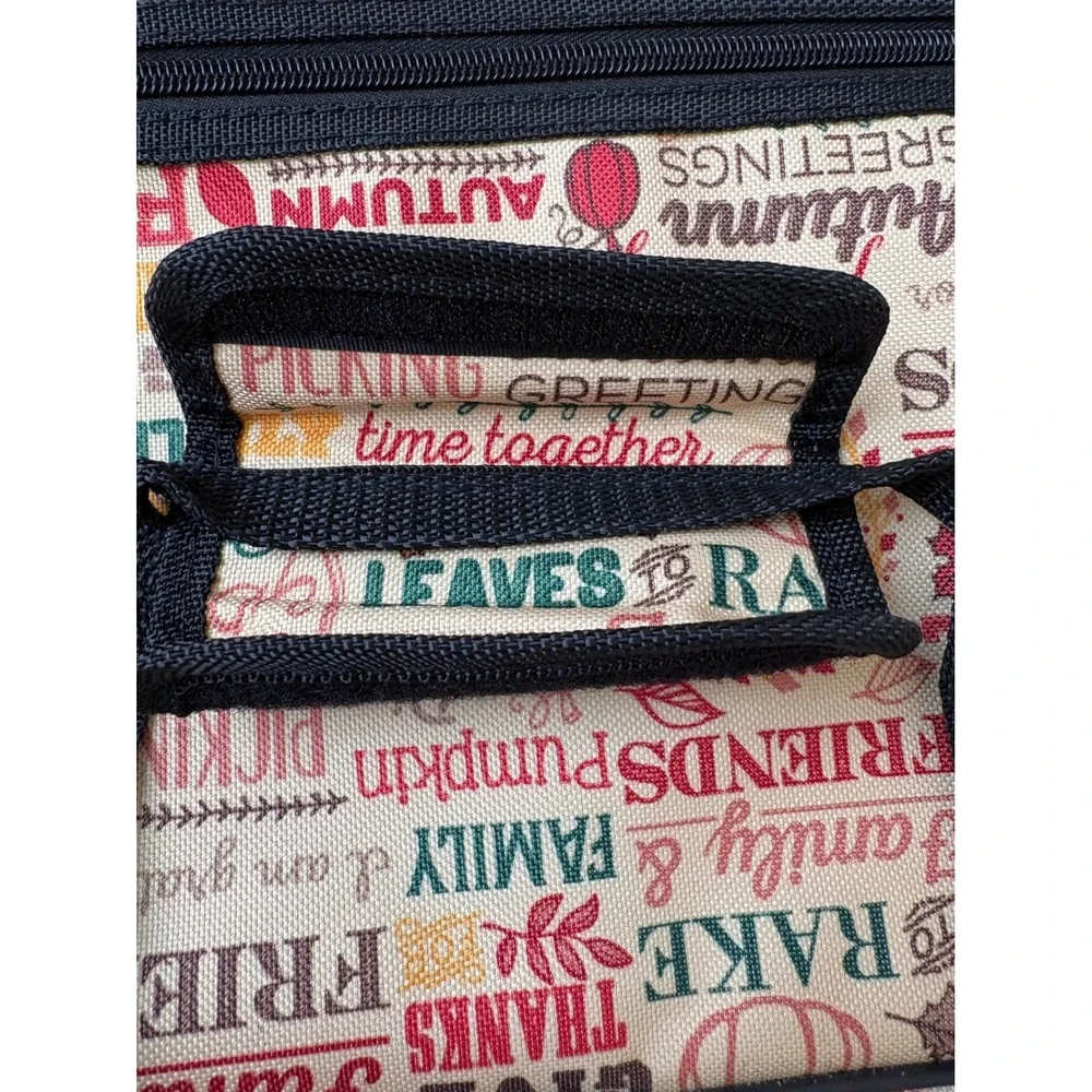 New Unused Autumn Insulated Casserole Carrier 9x13 Fall Thanksgiving Thermal Bag